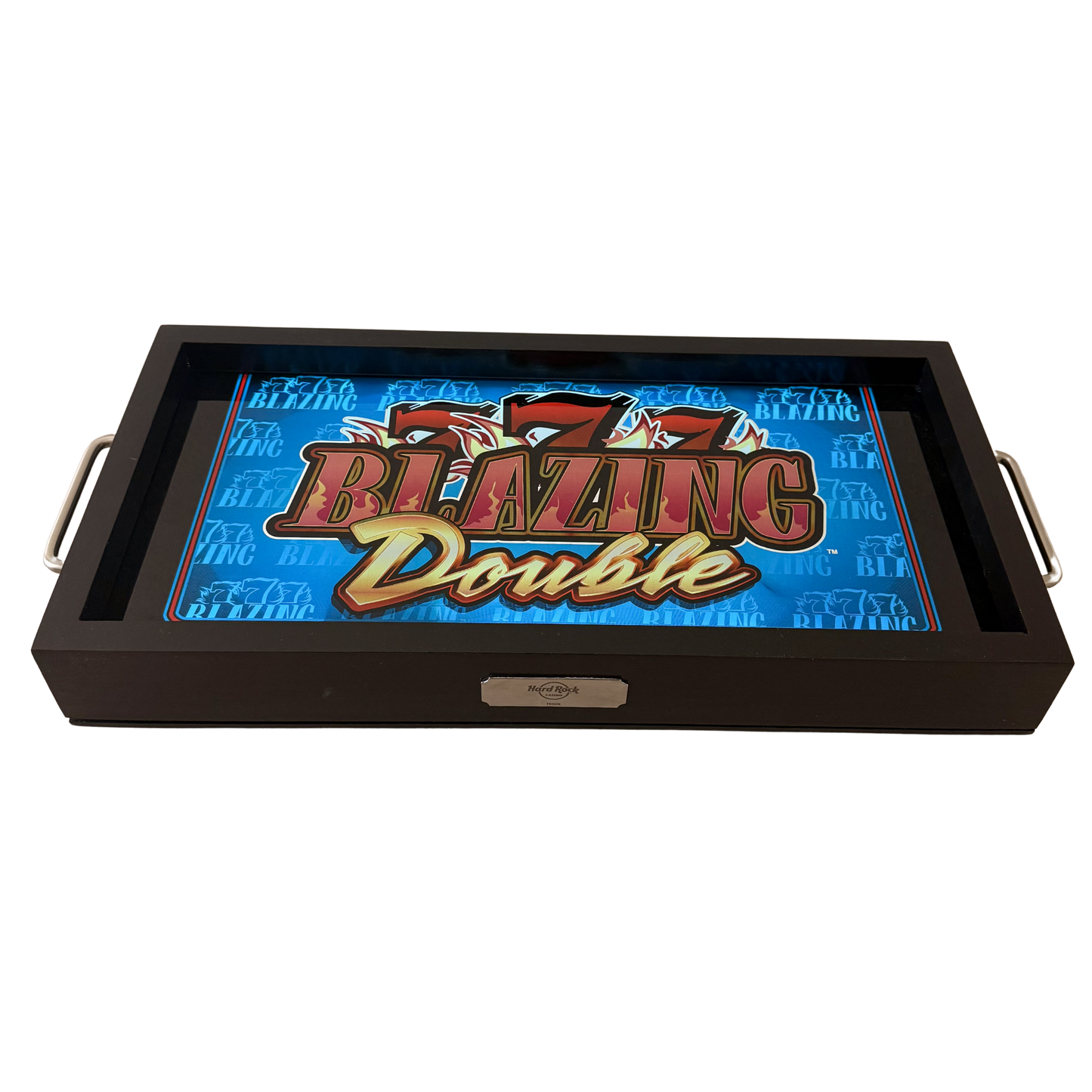 777 Blazing Double Slot Glass