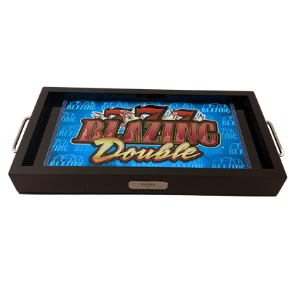 777 Blazing Double Slot Glass