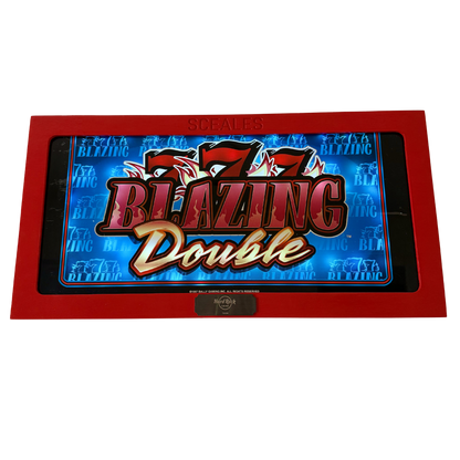 777 Blazing Double Slot Glass