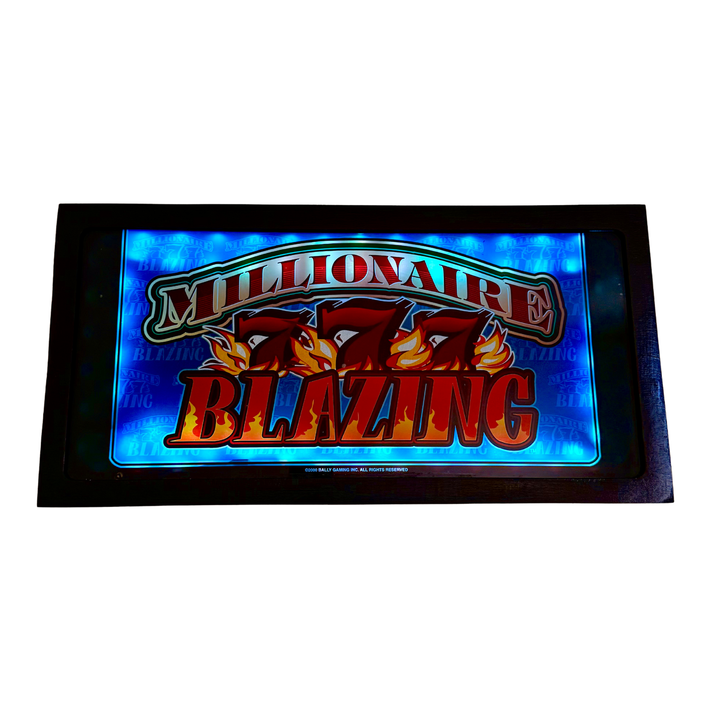 777 Blazing Millionaire Slot Glass