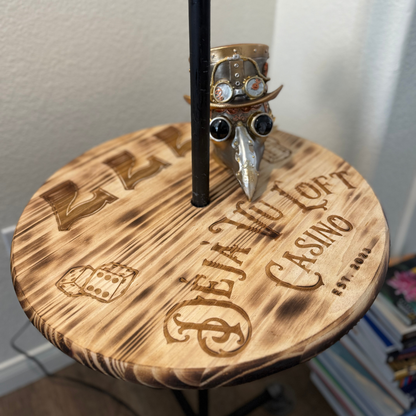 Slot Reel Industrial Lamp — Handmade Casino Artifact