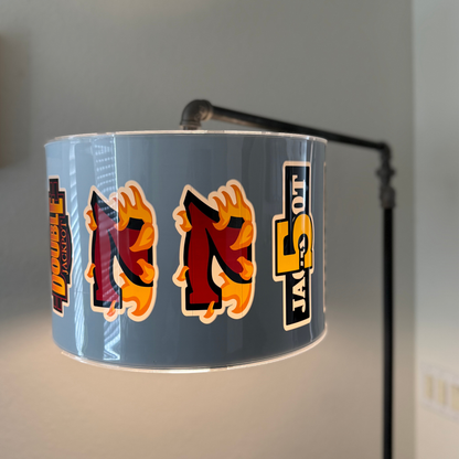 Slot Reel Industrial Lamp — Handmade Casino Artifact