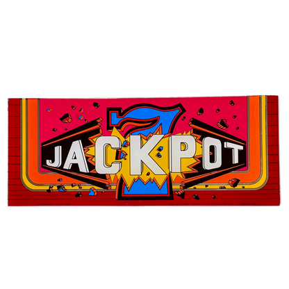 Jackpot 7 Retro Slot Glass