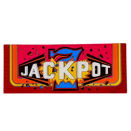 Jackpot 7 Retro Slot Glass