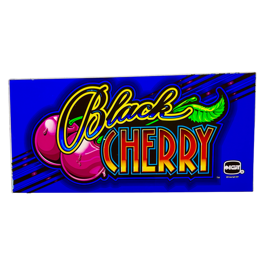 Black Cherry Slot Glass