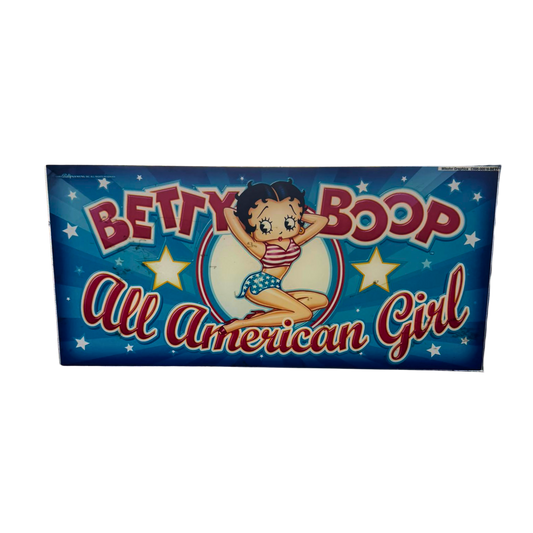 Betty Boop - All American Girl Slot Glass