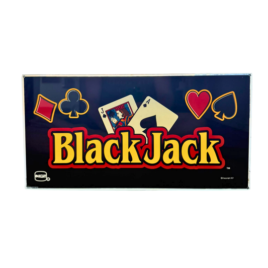 Blackjack Slot Glass