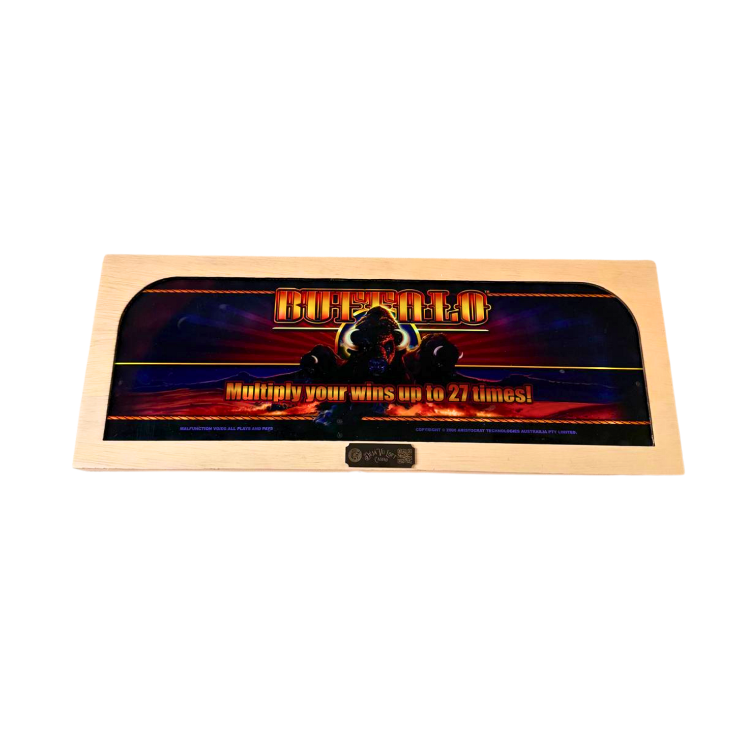 Buffalo Slot Retro Acrylic