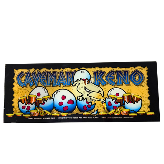 Caveman Keno Slot Glass