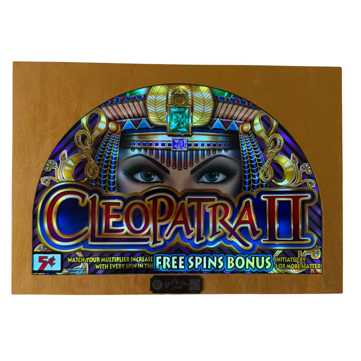 Cleopatra 2 Slot Glass