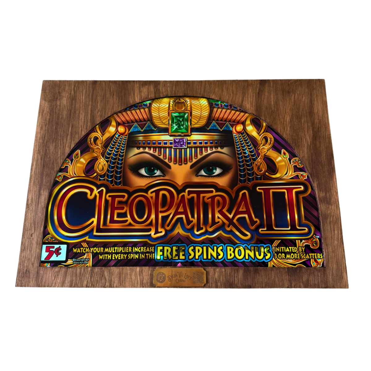 Cleopatra 2 Slot Glass