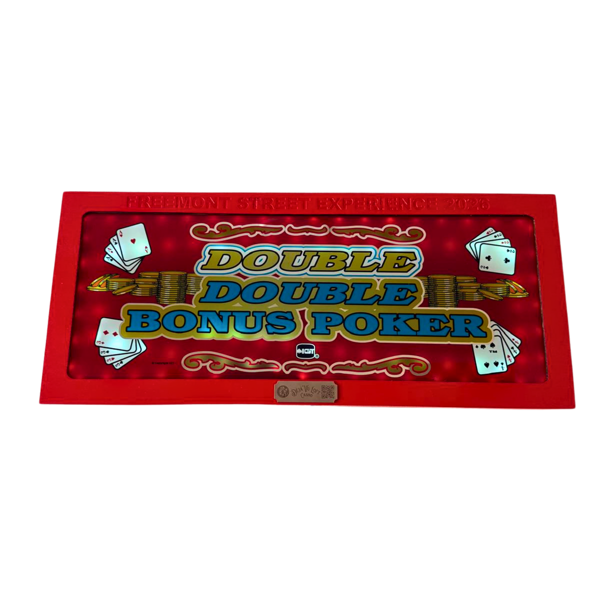 Double Double Bonus Poker Slot Glass