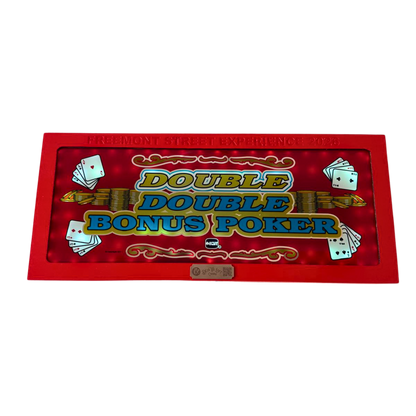 Double Double Bonus Poker Slot Glass