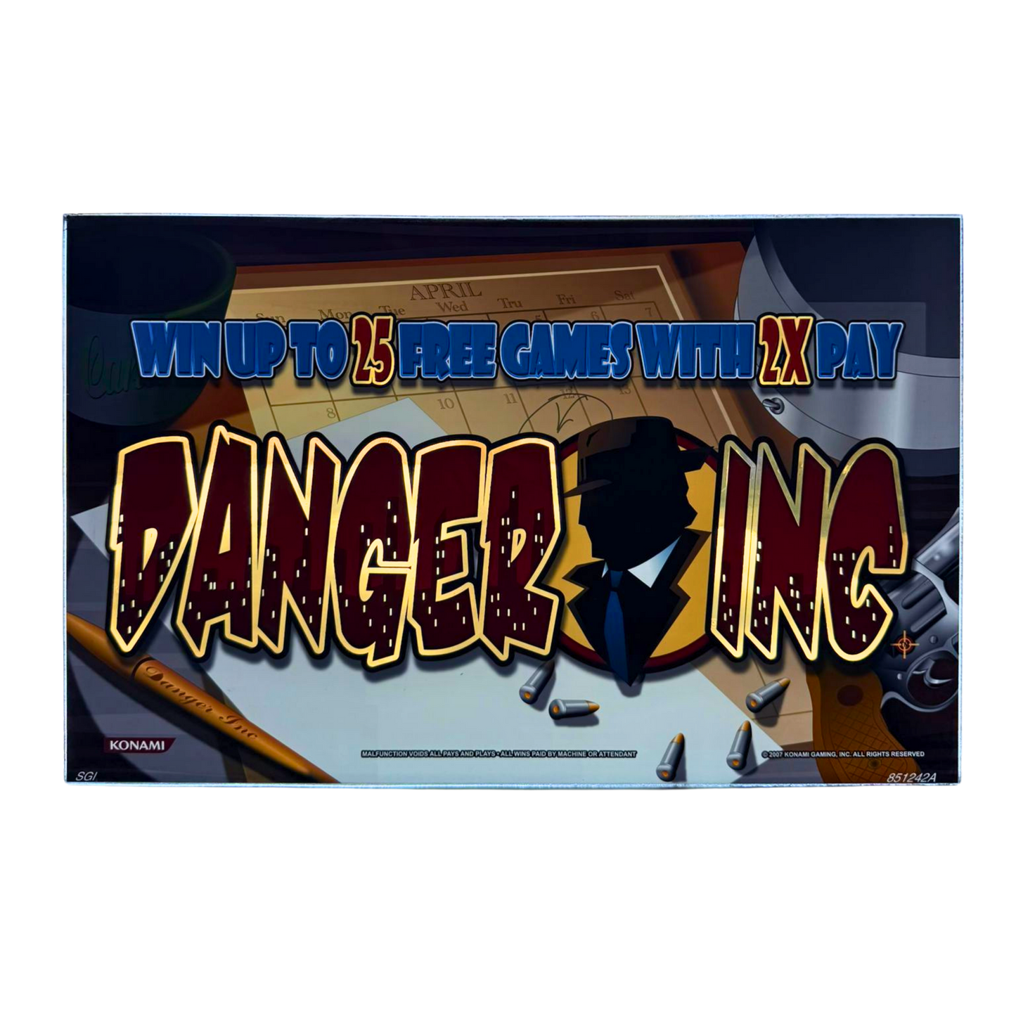 Danger Inc Jumbo Slot Glass