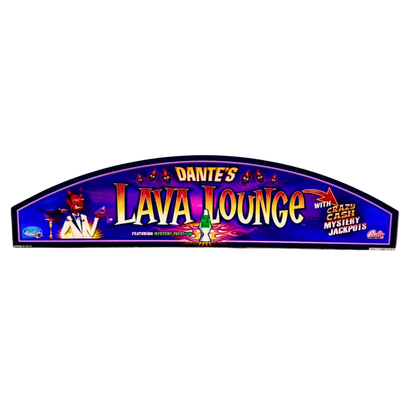 Dante's Lava Lounge Slot Glass