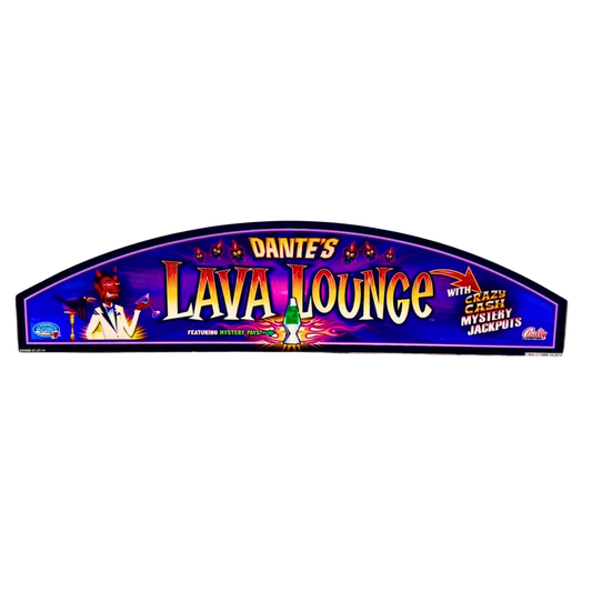Dante's Lava Lounge Slot Glass