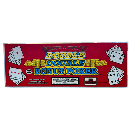 Double Double Bonus Poker Slot Glass