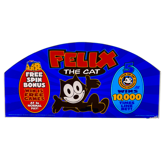 Felix The Cat Slot Glass