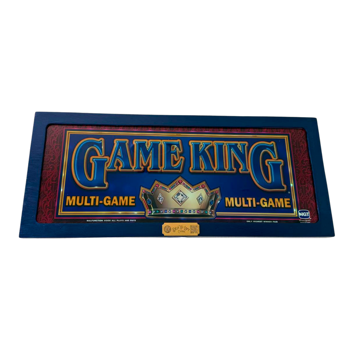 Game King Red Slot Glass