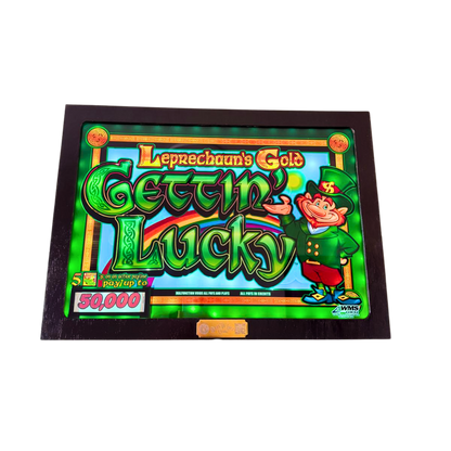 Gettin' Lucky Jumbo Slot Glass