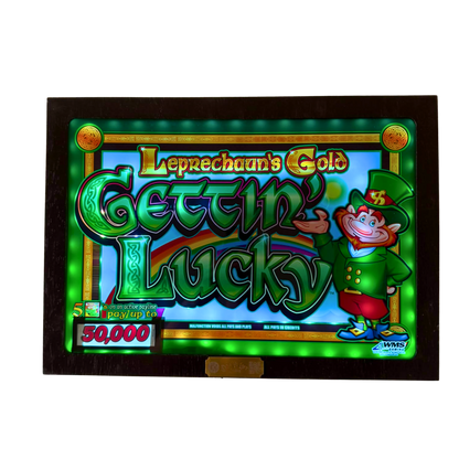 Gettin' Lucky Jumbo Slot Glass