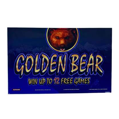 Golden Bear Jumbo Slot Glass