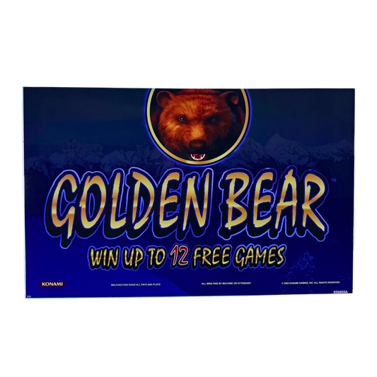 Golden Bear Jumbo Slot Glass