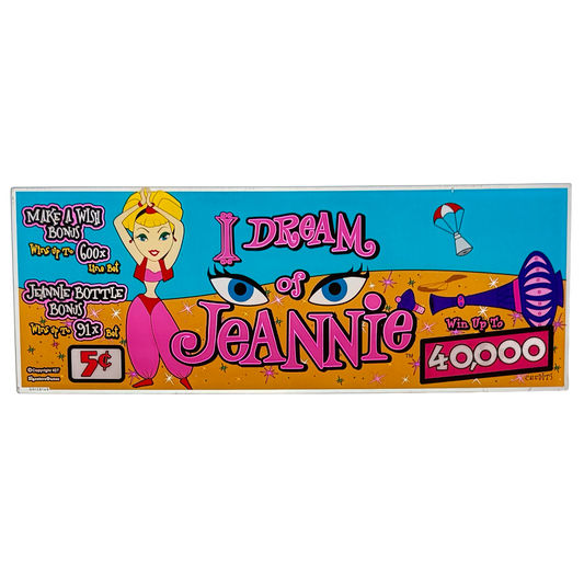 I Dream Of Jeannie Slot Glass