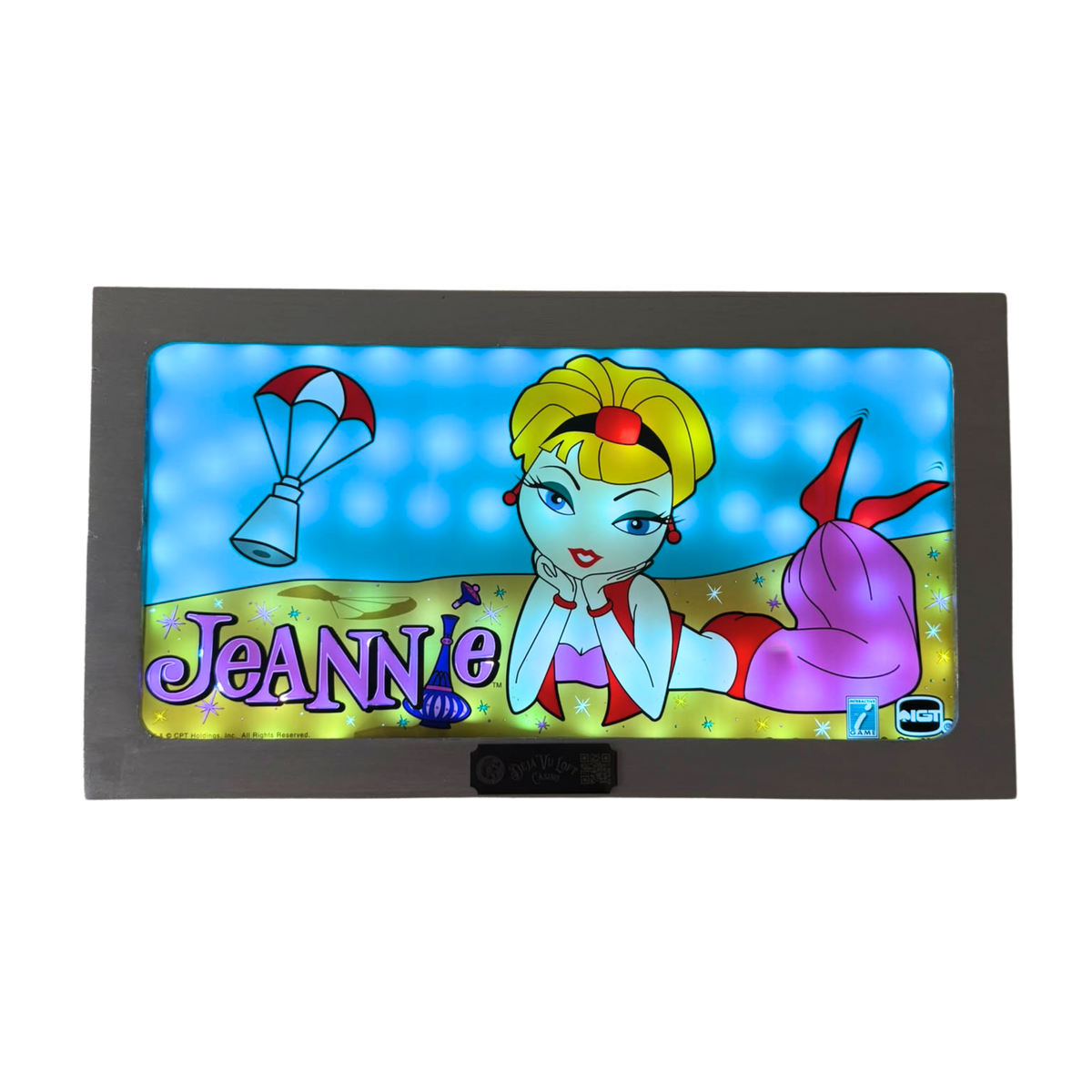 I Dream Of Jeannie Slot Glass