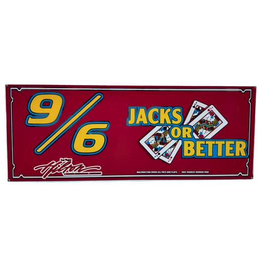 Jacks Or Better 9/6 Hilton Slot Glass