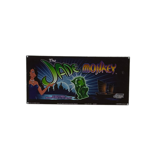 Jade Monkey Slot Glass