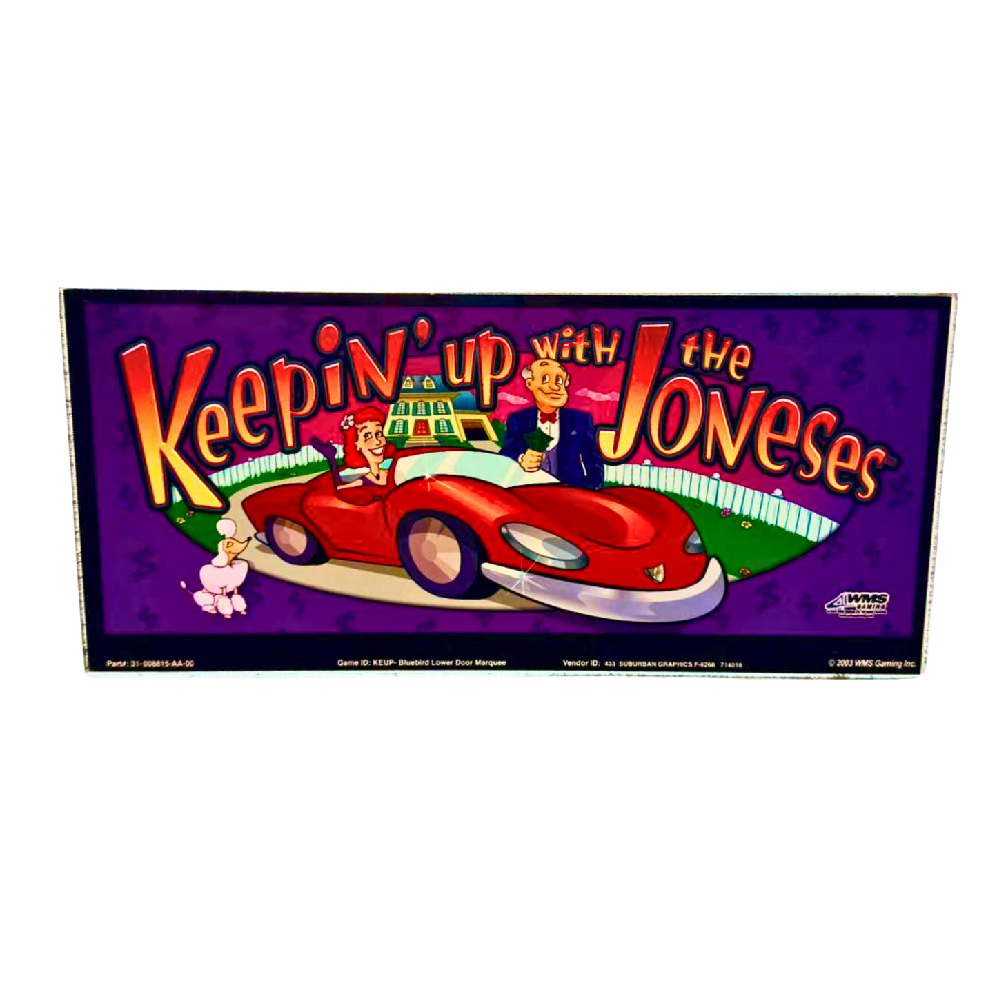 Keepin' Up With The Joneses Slot Glass