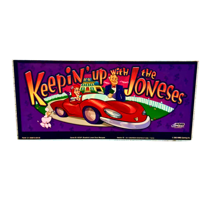 Keepin' Up With The Joneses Slot Glass