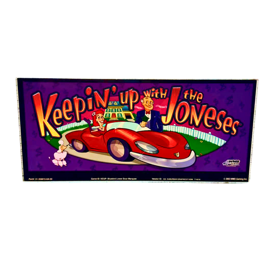 Keepin' Up With The Joneses Slot Glass