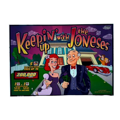 Keepin' Up With The Joneses Jumbo Slot Glass