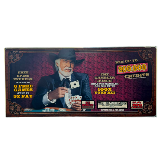 Kenny Rogers Slot Glass