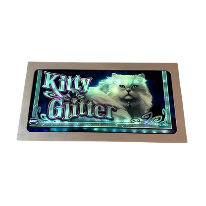 Kitty Glitter Slot Glass