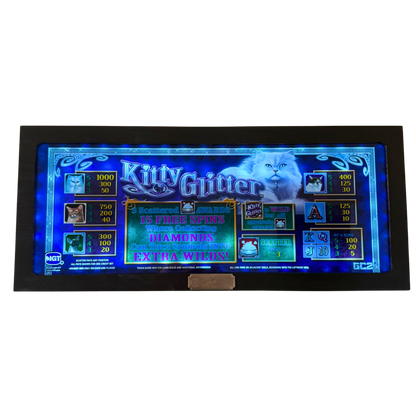 Kitty Glitter Paytable Slot Glass