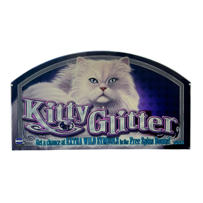 Kitty Glitter Slot Glass