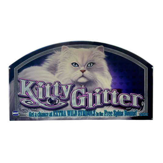 Kitty Glitter Slot Glass