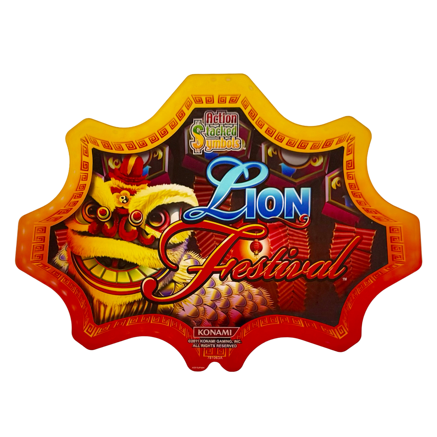Lion Festival Slot Retro Acrylic