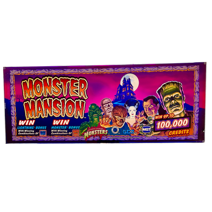 Monster Mansion Slot Glass