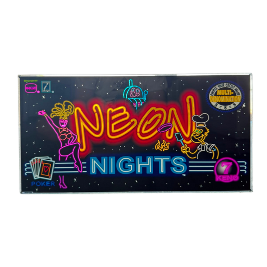 Neon Nights Slot Glass
