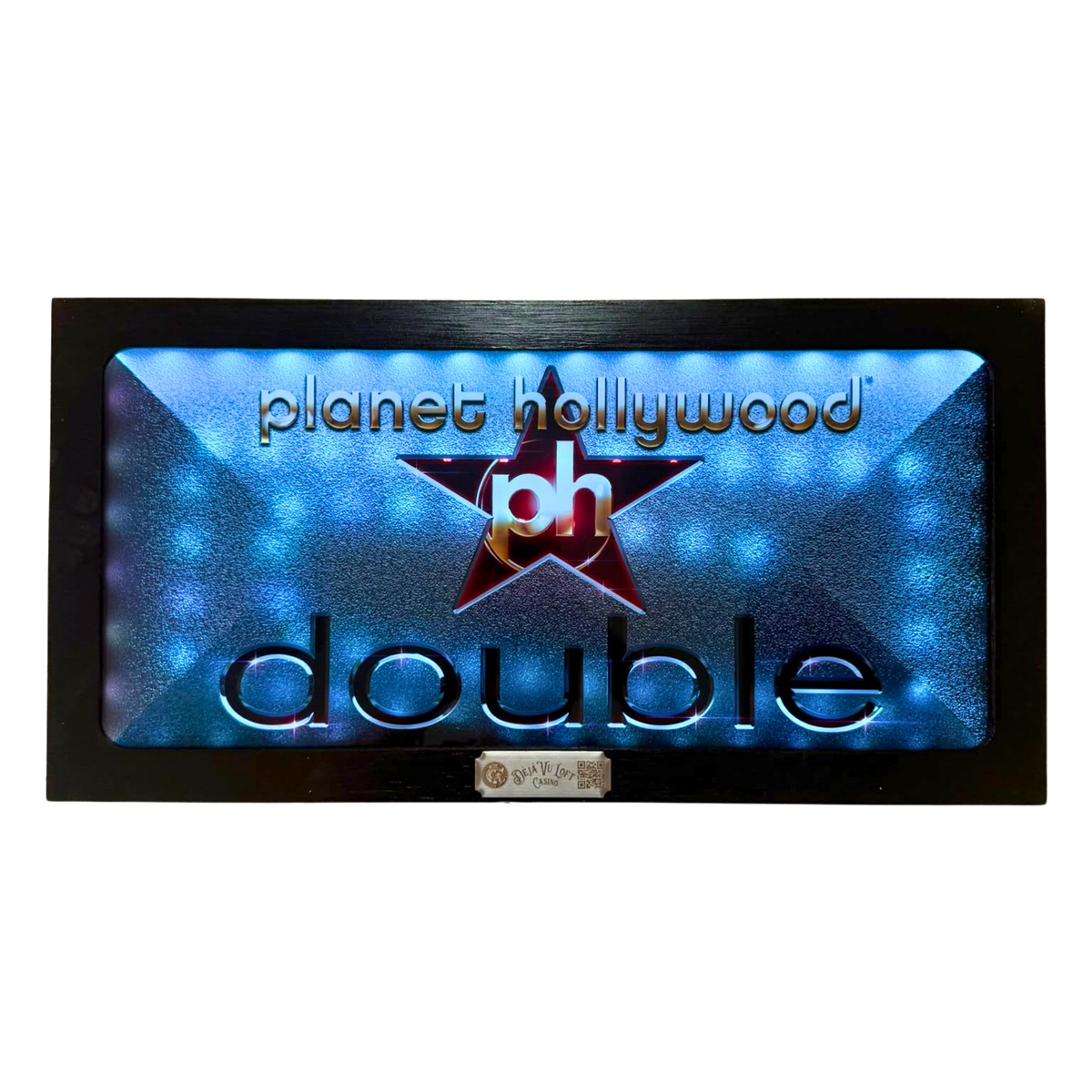 Planet Hollywood Double Slot Glass