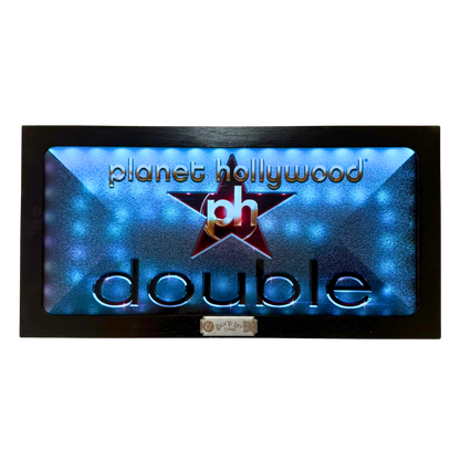 Planet Hollywood Double Slot Glass