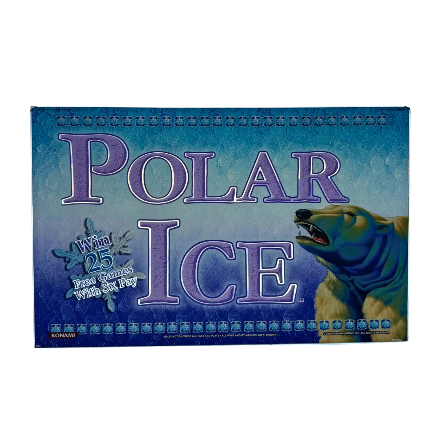 Polar Ice Jumbo Slot Glass