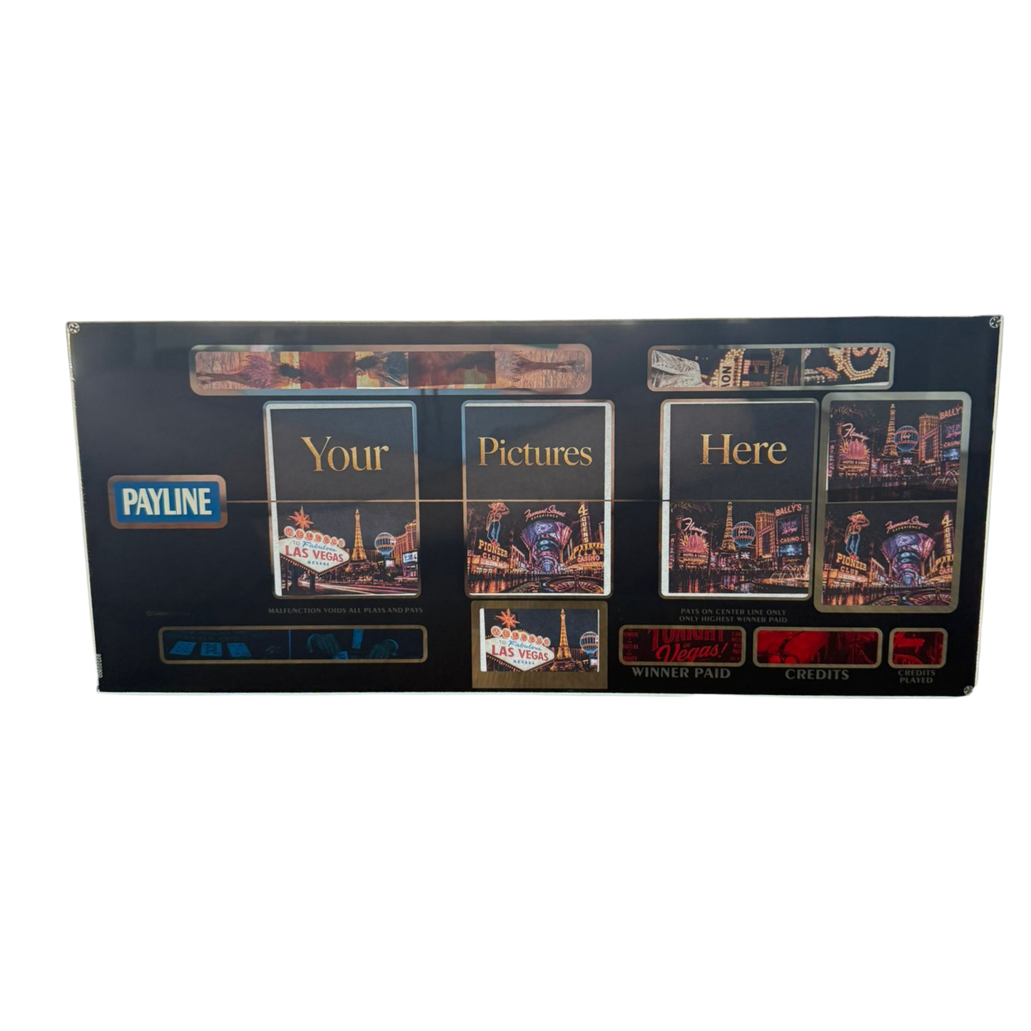 Mystery Reel (Picture Frame) Slot Glass