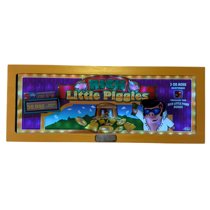 Rich Little Piggies Elvis Slot Glass