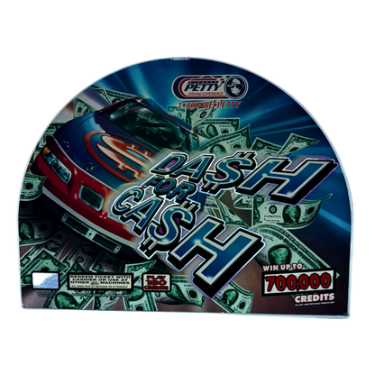 Richard Petty - Dash For Cash Jumbo Slot Glass