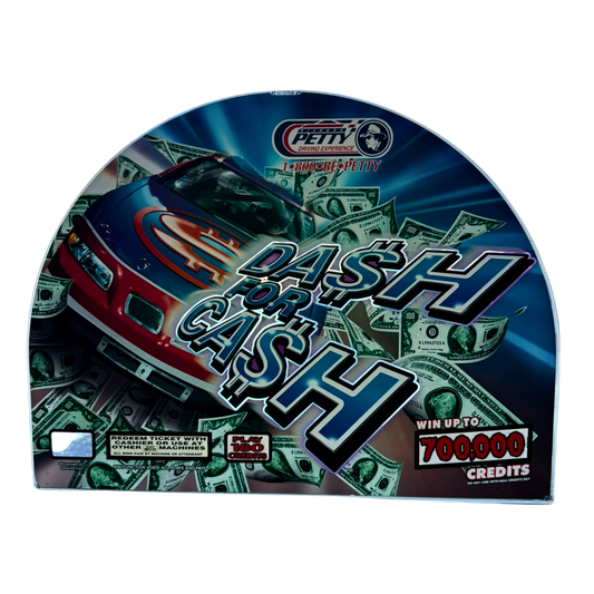 Richard Petty - Dash For Cash Jumbo Slot Glass